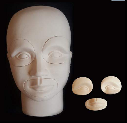 BL-A351 3D练习皮-纹绣空头+新眉唇套组 商品图3