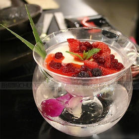 英国菲娅®前菜创意器皿 创意盛器 创意菜玻璃盅 大董意境盛器 菲娅玻璃盅