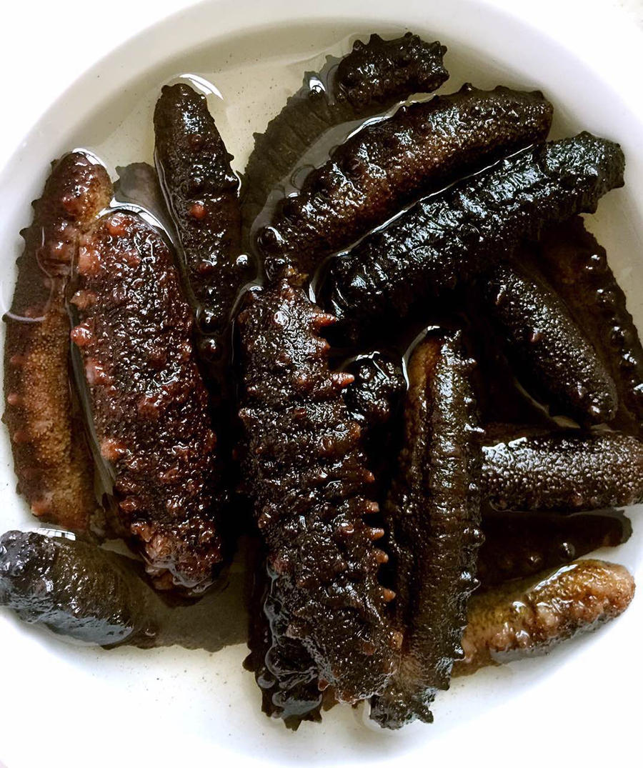 澳洲新西兰纯天然野生小黑刺参60-80头 500克