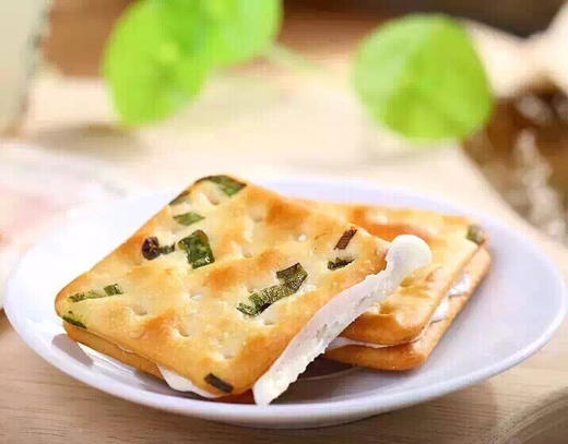 香葱牛轧饼干～好吃500G 商品图1