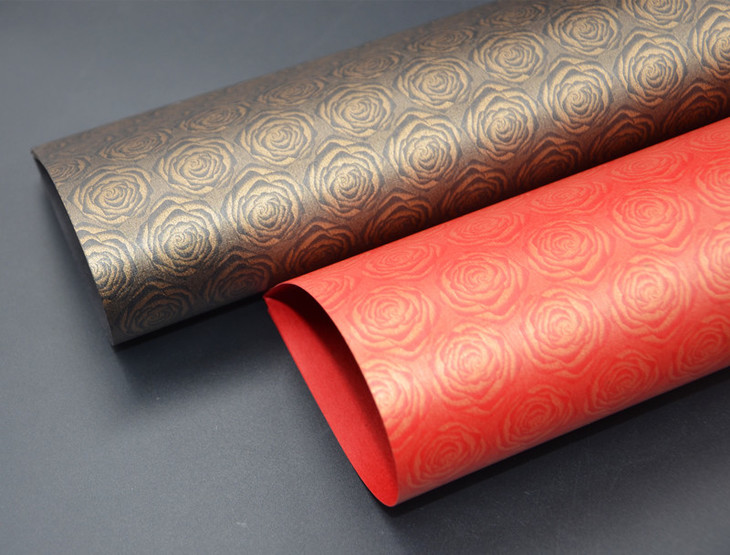 超大印花纸烫金玫瑰6075cm20张包运费到付