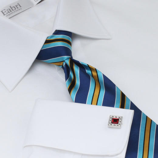 高唯男士正装法式 英式衬衫 纯色/条纹 多款可选 商品图3
