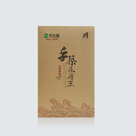 年货节｜安化黑茶·手筑茯砖王，2024年安化云台山大叶种原料手工筑制而成，金花茂盛，菌香馥郁，汤色橙红透亮，滋味醇厚饱满甜润，长期饮用有助调节三高及免疫力，规格1000g*1盒 商品图2