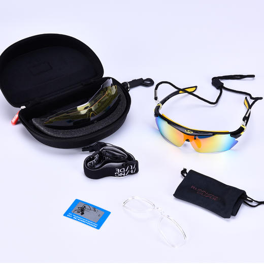 跑步指南 P5501 新款 专业跑步偏光眼镜 4镜片 商品图5