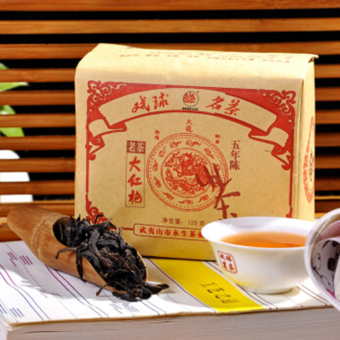 纸包系列.五年陈大红袍