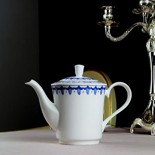 景德镇陶瓷 国瓷红叶 15头三叶草咖啡具 商品图7