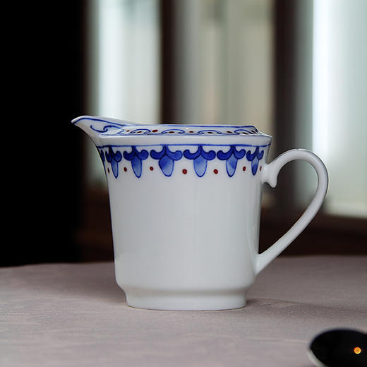 景德镇陶瓷 国瓷红叶 15头三叶草咖啡具 商品图3