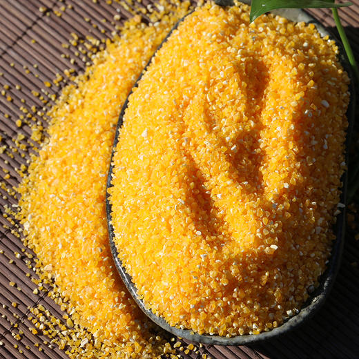 山区杂粮农家自磨玉米糁小玉米渣色泽金黄口感清甜小棒渣400g