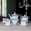 景德镇陶瓷 国瓷红叶 15头三叶草咖啡具 商品缩略图0