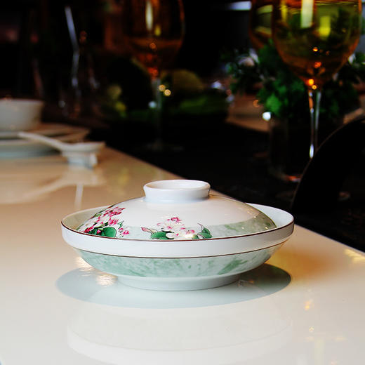 景德镇陶瓷 国瓷红叶 36头富贵海棠中餐具 商品图1