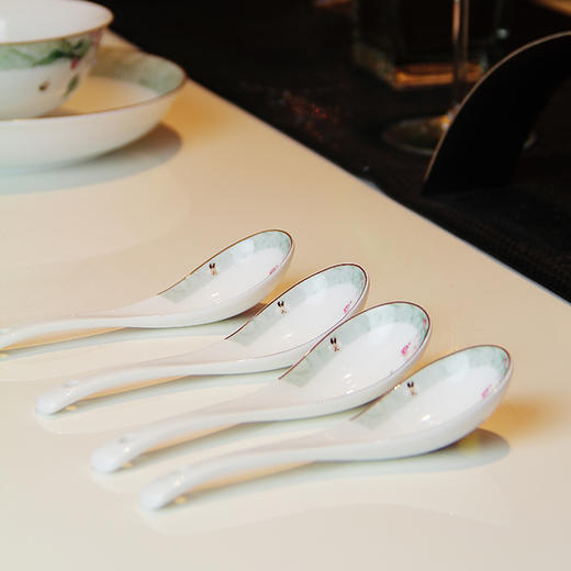 景德镇陶瓷 国瓷红叶 36头富贵海棠中餐具 商品图6