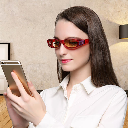 YourGa悦家湿房眼镜室内YG-002普通型防蓝光防辐射眼镜护目镜防眼干疲劳 商品图3