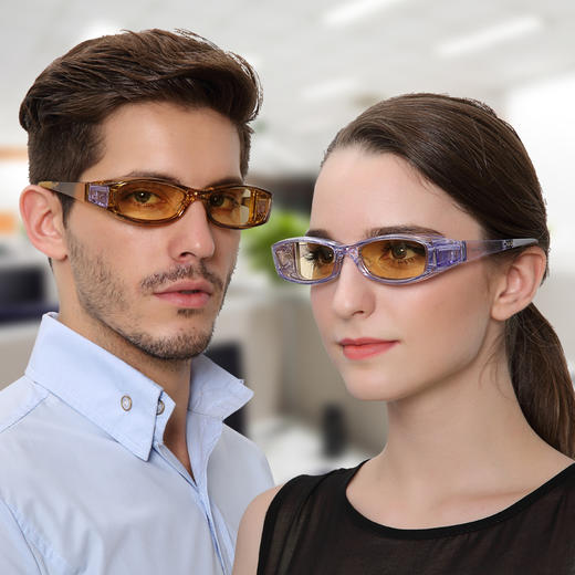 YourGa悦家湿房眼镜室内YG-002普通型防蓝光防辐射眼镜护目镜防眼干疲劳 商品图2