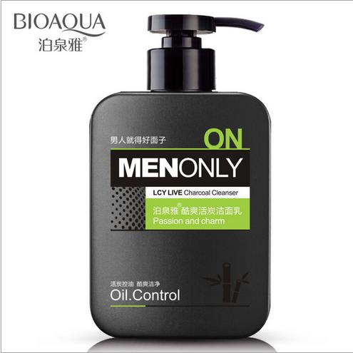 【美妆个护】泊泉雅男士酷爽活炭洁面乳控油洗面奶深层清洁 商品图0