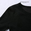 4月底2.5=【伯妮斯茵】161ES198--黑色毛衫连衣裙-- 商品缩略图4