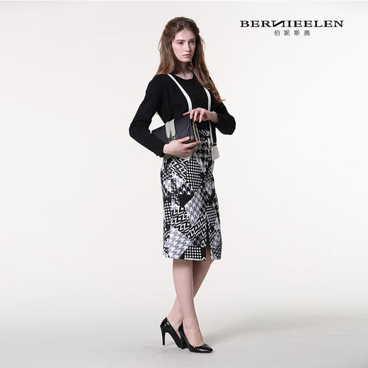 【伯妮斯茵】161E006--黑色针织衫--《梵高的花园》 商品图2