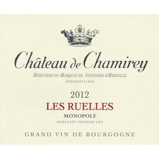 2012/2015 CHATEAU DE CHAMIREY LES RUELLES MONOPOLE MERCUREY PREMIER CRU ROUGE 商品图0