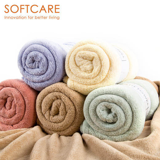 【必败榜——SOFTCARE 大浴巾】迎4月开放日 买二赠一活动中  10倍吸水与自重 超细纤维速干成人浴巾 用了就爱的明星浴巾 商品图6