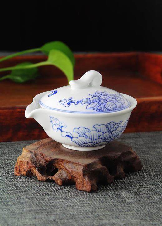 红叶陶瓷10头手绘功夫茶具富贵莲升 商品图1