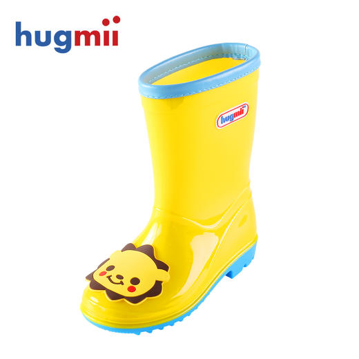 【特价售空不补】hugmii儿童雨鞋卡通贴片水鞋中筒 商品图4
