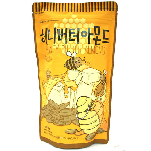 韩国进口gilim蜂蜜黄油扁桃仁250g超值装 零食休闲 商品图1