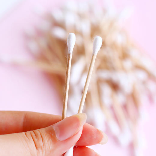 三年二班潮流家居化妆卸妆棉签双头木棒抗菌安全卫生棒100支装