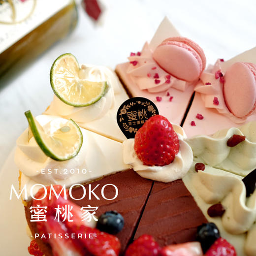 「招牌」春四季--四种口味拼配动物奶油裸蛋糕【招牌裸蛋糕 多口味组合】 商品图4