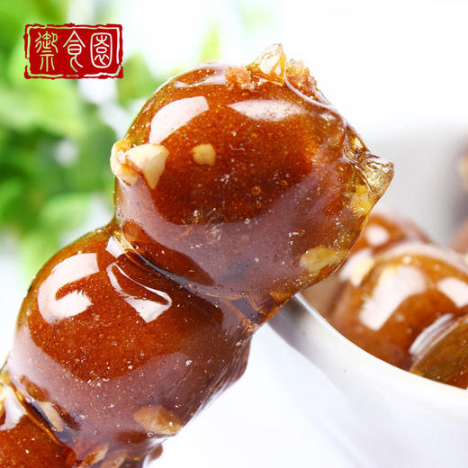 京味商店 御食园 老北京冰糖葫芦500g/袋 （芝麻、花生、松仁、腰果、杏仁、榛子、原味，多种口味选择） 商品图2