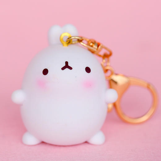 超萌可爱兔子卡通钥匙圈创意胖兔子钥匙环挂件包包挂饰钥匙链