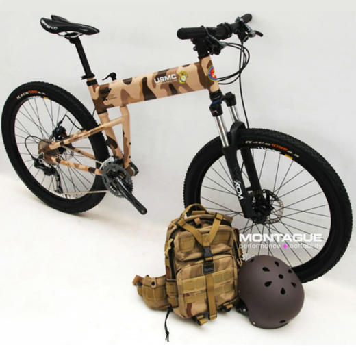 蒙特奇montague伞兵折叠自行车 rangers 游骑兵迷彩