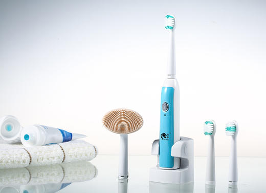 。【电动牙刷金稻】电动牙刷洗脸仪可洗脸刷牙感应充电振动牙刷 商品图4