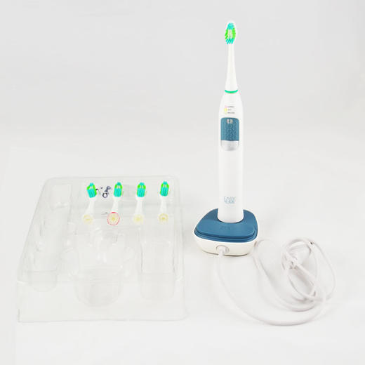 【家用电器】电动牙刷 无线按键式充电式超声波震动牙刷 成人 商品图2