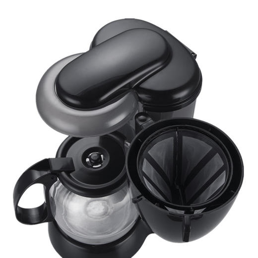 【咖啡机】。 家用小型全自动煮茶机 美式滴漏式咖啡机 小家电 商品图1
