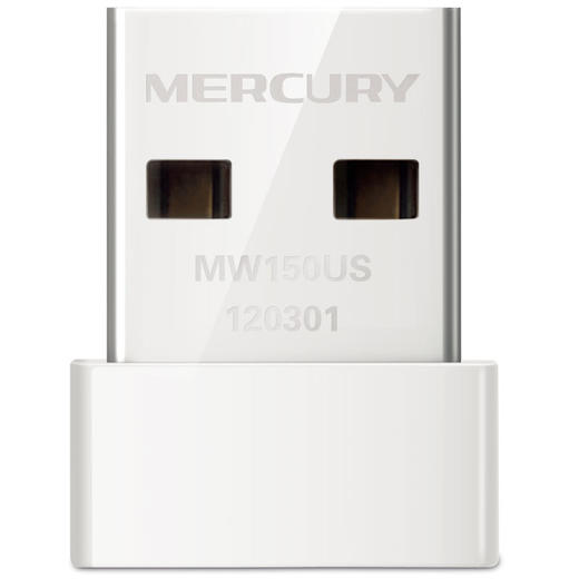 【 无线网卡】。储明 MERCURY/水星 MW150US 超小型无线USB网卡 150M 支持AP 商品图1