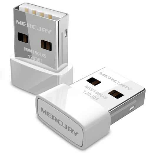 【 无线网卡】。储明 MERCURY/水星 MW150US 超小型无线USB网卡 150M 支持AP 商品图2