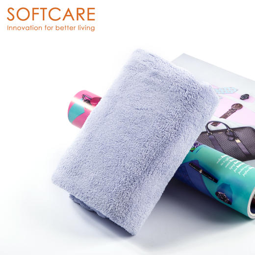 【必败榜——干发巾】迎4月开放日 买二赠一活动中  男士 女士都可以用的十倍吸水干发巾  SOFTCARE速干加长干发巾 毛巾 商品图9