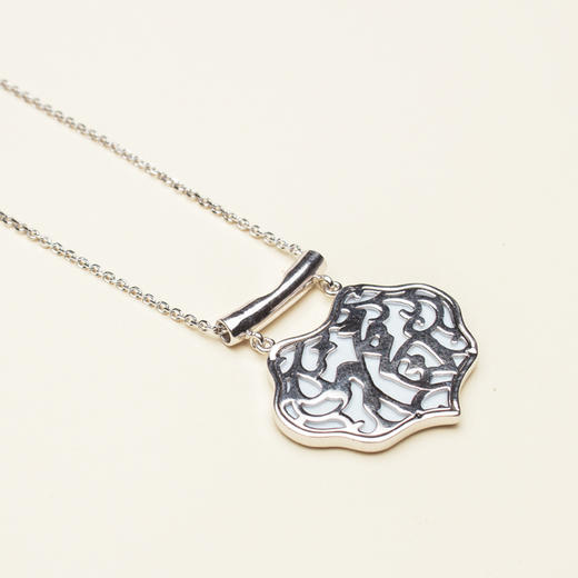 称心如意 高温颜色釉粉彩工艺陶瓷项链 925银锁骨连礼盒精装 商品图2