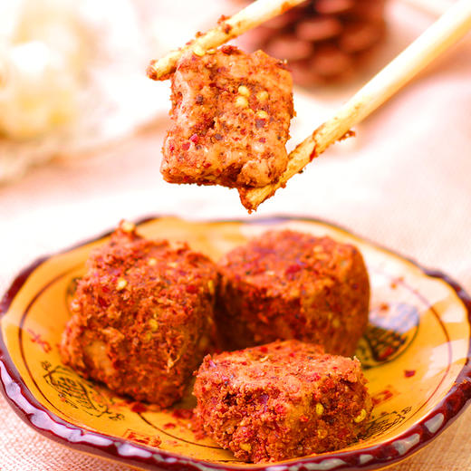 重庆居味鲜 麻辣豆腐乳 农家自制 特色下饭菜 600g（一斤二两） （易碎，成坨不属于质量问题） 商品图2