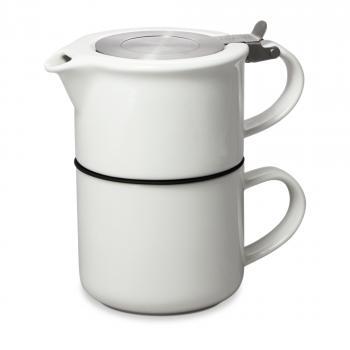 美国FORLIFE正品 咖啡风格无铅陶瓷泡茶壶两件套 带不锈钢过滤器 商品图6