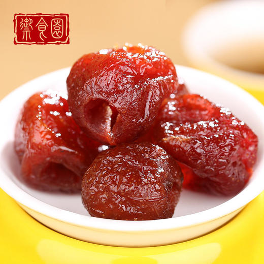 果脯铺子 御食园蜂蜜山楂果500g*1袋 北京果脯蜂蜜山楂空心山楂蜜饯 办公室零食 商品图1