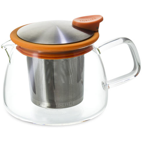 美国FORLIFE正品茶具730ml  贝尔盐酸玻璃泡茶壶  带不锈钢过滤器 商品图3