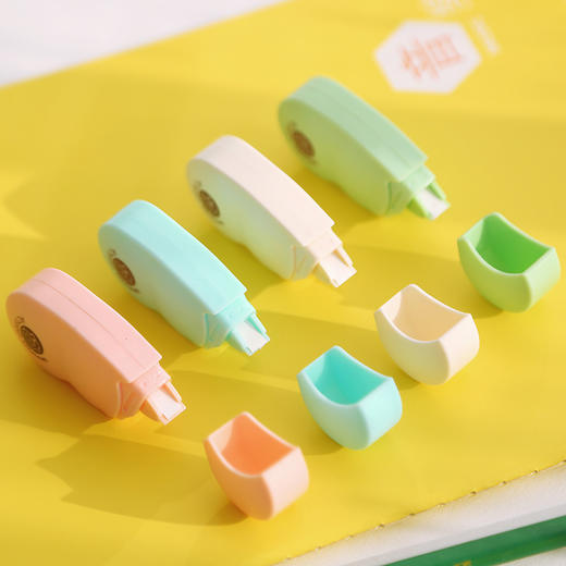 三年二班清新糖果色改正带5m迷你可爱糖豆修正带涂改带修正带