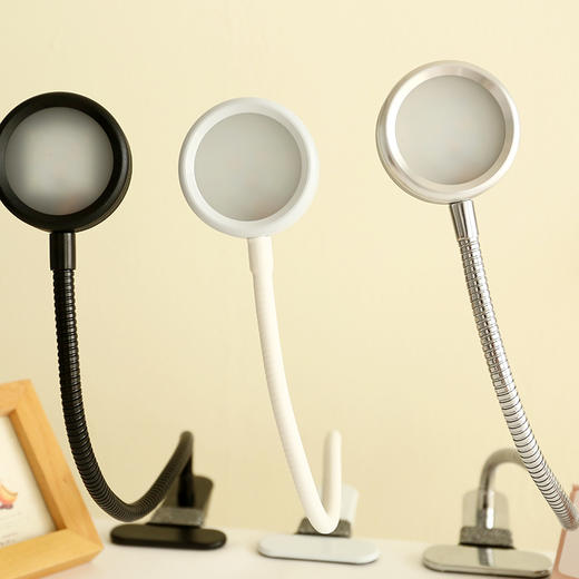 三年二班led夹子小台灯可调光调色学生卧室床头usb学习护眼灯