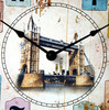 【家居】。欧式创意挂钟客厅钟表 静音木质挂钟 时尚现代石英壁钟复古钟 商品缩略图0