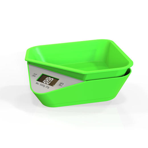 【家用电器】电子秤*电子量杯厨房电子秤咖啡秤烘焙食品秤托盘称f400宠物秤猫狗盆 商品图1