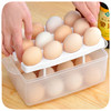 【餐具】。双层鸡蛋保鲜盒 家用便携收纳盒 多用创意塑料储存盒 鸡蛋托 商品缩略图2