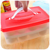 【餐具】。双层鸡蛋保鲜盒 家用便携收纳盒 多用创意塑料储存盒 鸡蛋托 商品缩略图1