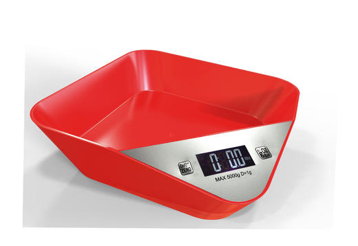 【家用电器】电子秤*电子量杯厨房电子秤咖啡秤烘焙食品秤托盘称f400宠物秤猫狗盆 商品图0