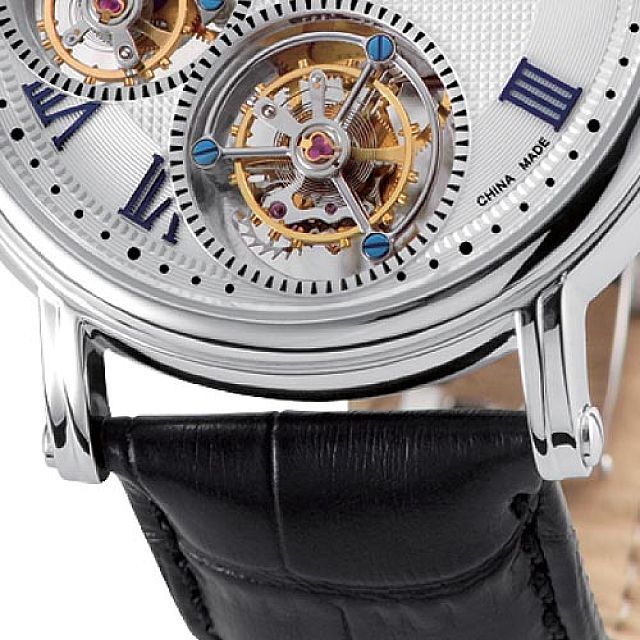 海鸥表白金表双陀飞轮st8080gb