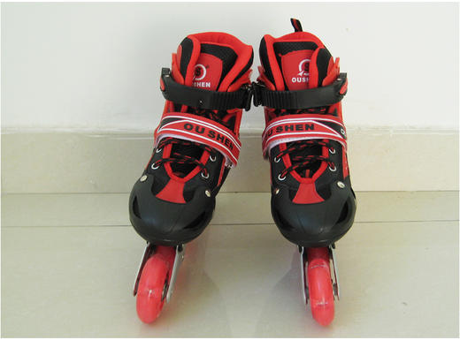 【滑板鞋】旱冰鞋 成人全闪直排轮滑鞋 男女儿童溜冰鞋 商品图1